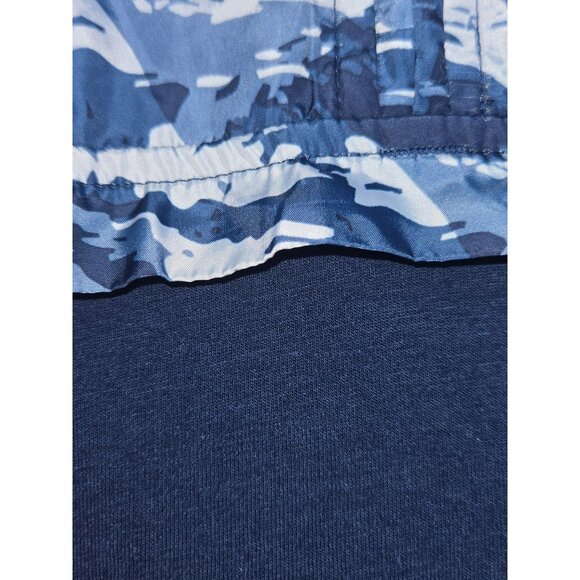 Under Armour Mens Hoodie Jacket Medium Fitted Navy & Camo Pullover Full-Zip - Picture 6 of 7